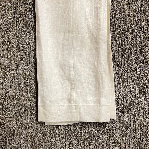 J. Crew 100% linen cuffed trouser pant style 27590 NWT - Picture 4 of 11